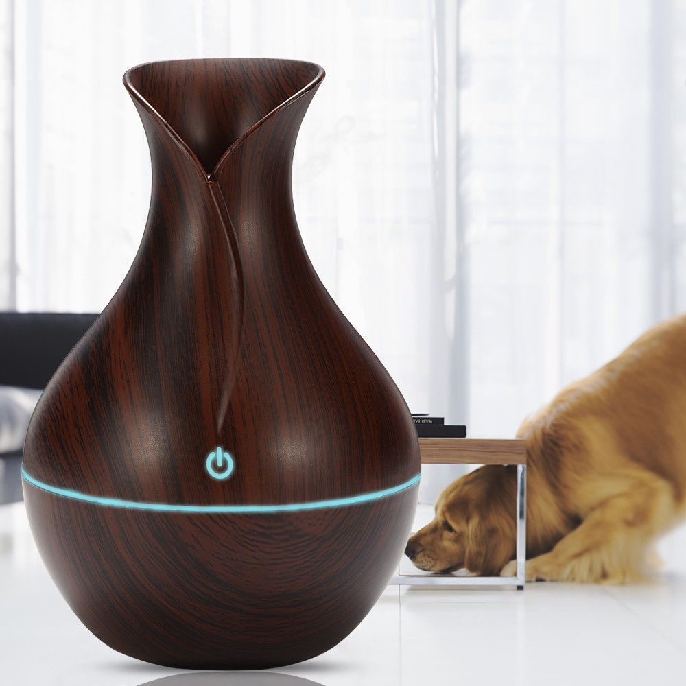 Vase Shape Wood Grain Diffuser