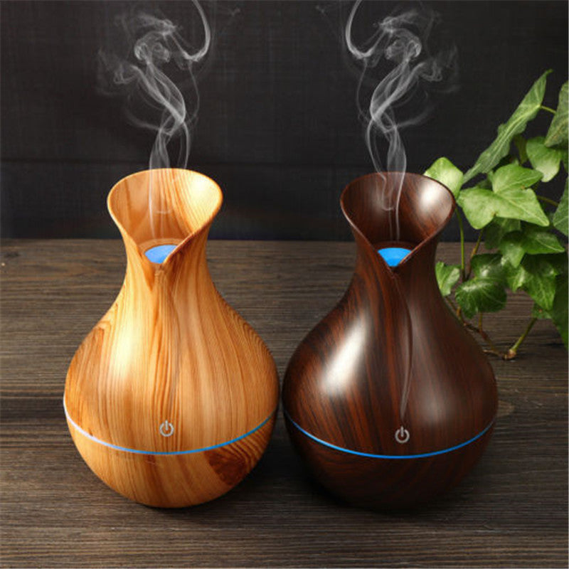 Vase Shape Wood Grain Diffuser